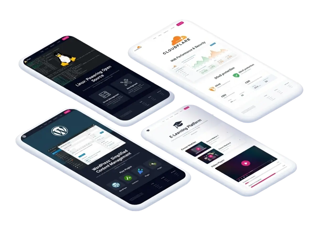 Cursos de Hosting VPS y WordPress home akoma tech